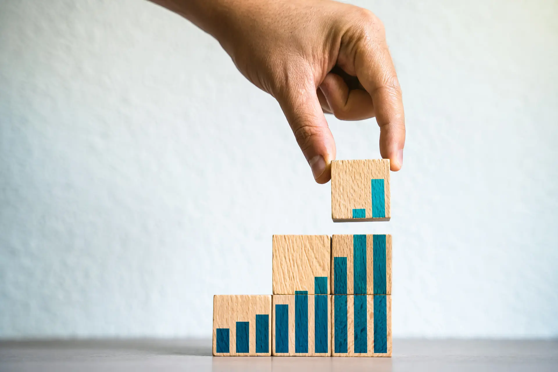 image of an increasing graph to show the increase of sales from scarcity marketing